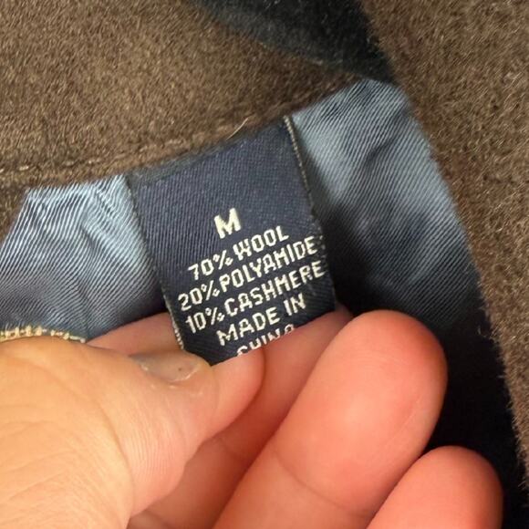 VTG Tommy Bahama Wool '80s Blouson Collar Dad Harrington Jacket in Brown- Medium - Picture 6 of 6